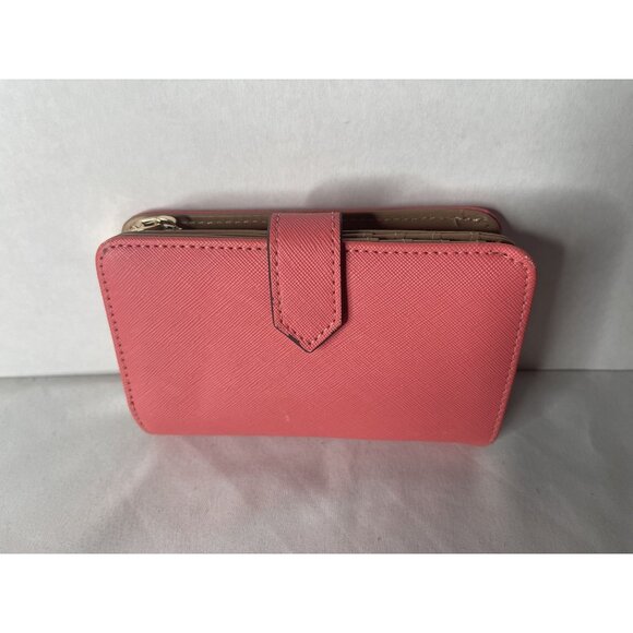 Anne Klein Designer Wristlet Wallet Clutch Credit Card Holder Rose Pink NWOT - Picture 1 of 8